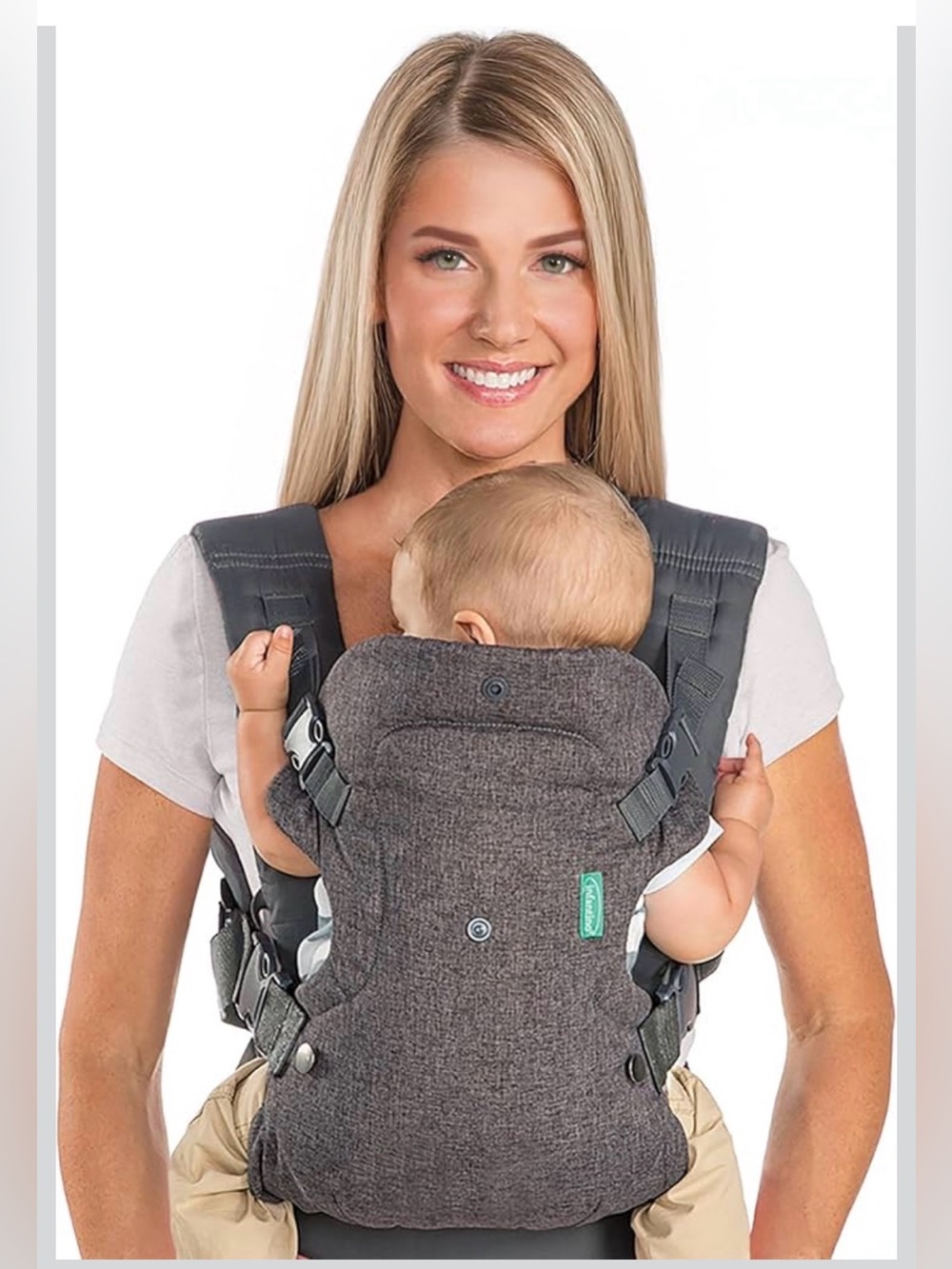 Infantino Flip Advanced Convertible Carrier - Heather Gray - Picture 3 of 8